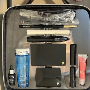 LANCÔME  Train Case MAKEUP * NEW * in Package Sparkling Plums/Browns Collection